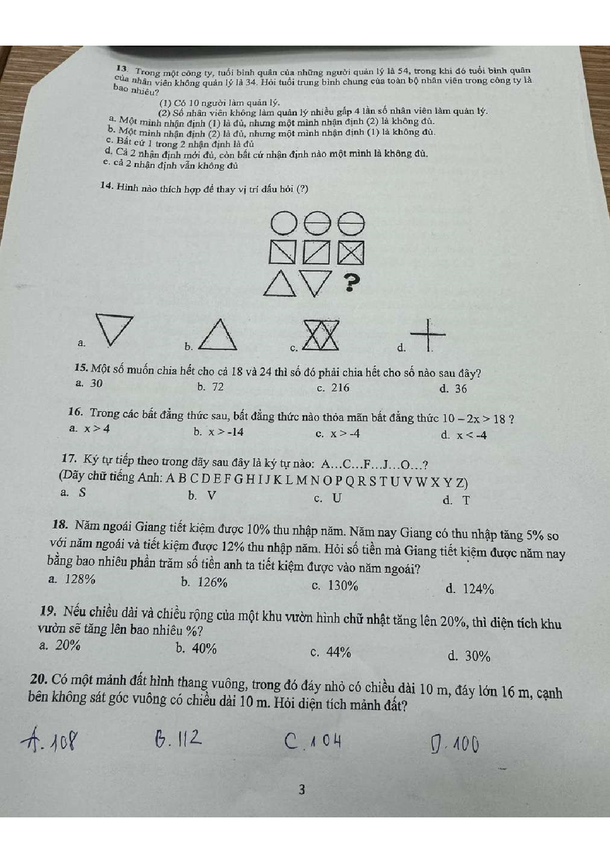 DE THI DAP AN KIEM TRA NANG LUC DANG GMAT UEH-3